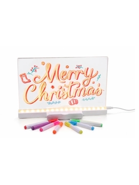 Lucky Power Illuminated Whiteboard with Stand