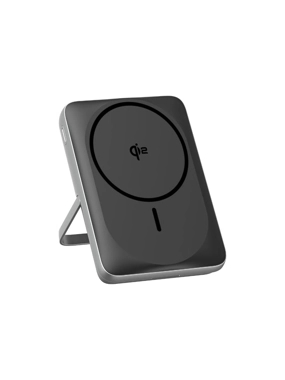 RAVPOWER 10,000 mAh MagSafe Portable Battery with Qi2 Stand - Black