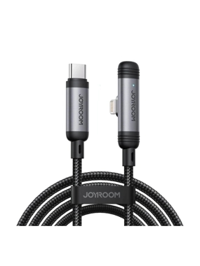 JOYROOM S-A56 Type-C Lightning Cable, 1.2m, Cut-Resistant Fabric - Black