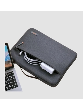 شنطة لابتوب رمادي- مقاس 13.3