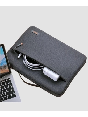 شنطة لابتوب رمادي- مقاس 15.3
