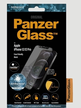 PanzerGlass Full Screen Transparent Protector for iPhone 12 and 12 Pro