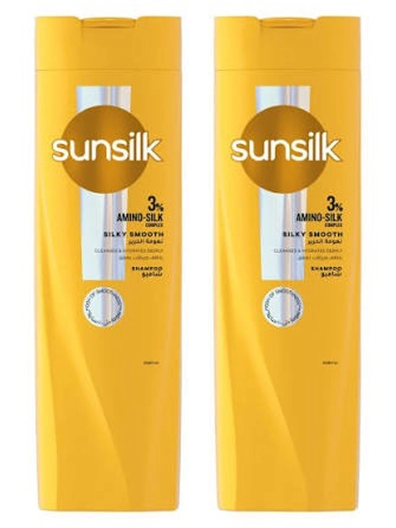 Shapom SUNSILK Shampoo, Silky Smooth, 2 x 350ml | Pik | Pik