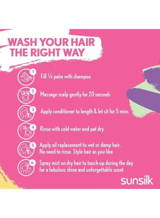 Shapom SUNSILK Shampoo, Silky Smooth, 2 x 350ml | Pik | Pik