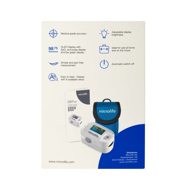 Spo2 Monitor For Forehead Microlife Oxi 300 Pulse Oximeter | Pik | Pik