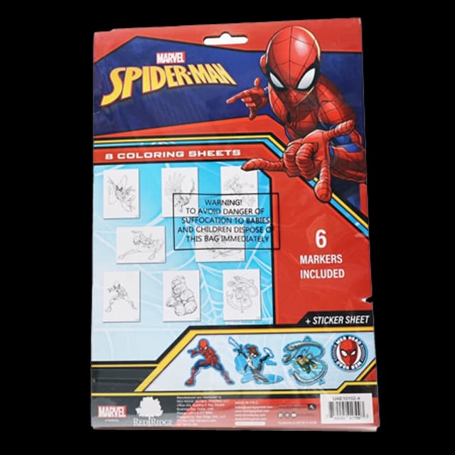 Computer Color Activity Sheets Marvel Spiderman 8Pc Colouring Sheets | Pik | Pik