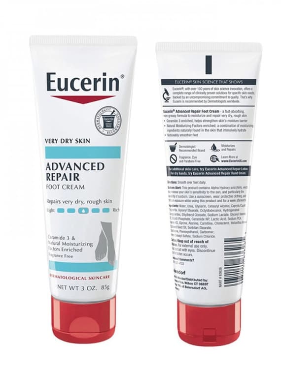 Eucerin advanced repair foot creme clearance