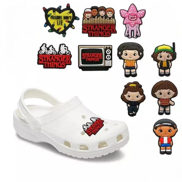 Stranger things croc charms discount